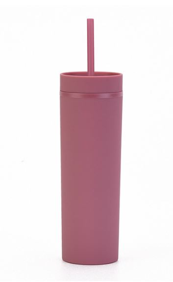 Double Insulated Slim Cold Cups with Straw – Loved by Lola UK